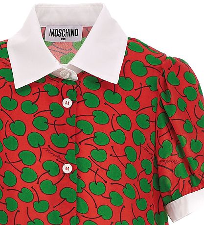 Moschino Kjole - Rød/Grøn m. Bær