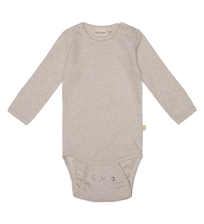 That's Mine - Petra bodystocking - Light brown melange - 68cm - 6M