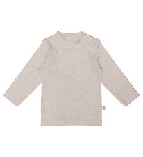 That's Mine Bluse - Camma - Rib - Light Brown Melange That's Mine Bluse - Camma - Rib - Light Brown Melange