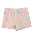 Stella McCartney Kids Sweatshorts - Rosa/Lyseblå m. Blomster Stella McCartney Kids Sweatshorts - Rosa/Lyseblå m. Blomster