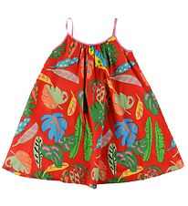 Stella McCartney Kids Kjole - Rød m. Blade Stella McCartney Kids Kjole - Rød m. Blade