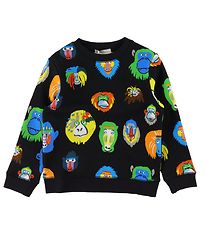 Stella McCartney Kids Sweatshirt - Sort m. Aber Stella McCartney Kids Sweatshirt - Sort m. Aber