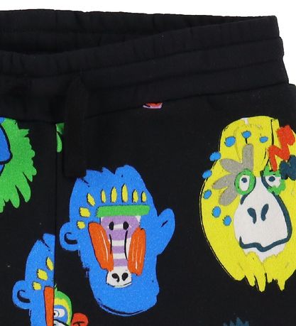 Stella McCartney Kids Sweatshorts - Sort m. Aber Stella McCartney Kids Sweatshorts - Sort m. Aber
