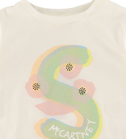 Stella McCartney Kids T-shirt - Hvid m. Print Stella McCartney Kids T-shirt - Hvid m. Print