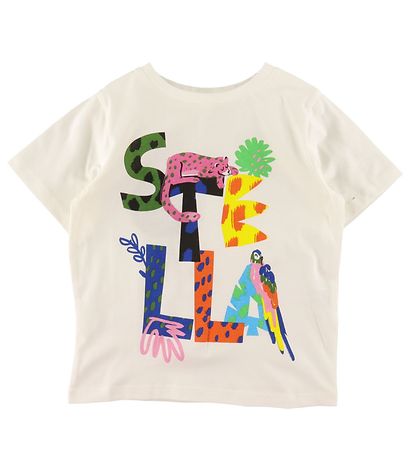 Stella McCartney Kids T-Shirt - Wit m. Print