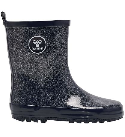 Hummel Gummistøvler - Rubber Boot Glitter Jr - Black Iris Hummel Gummistøvler - Rubber Boot Glitter Jr - Black Iris
