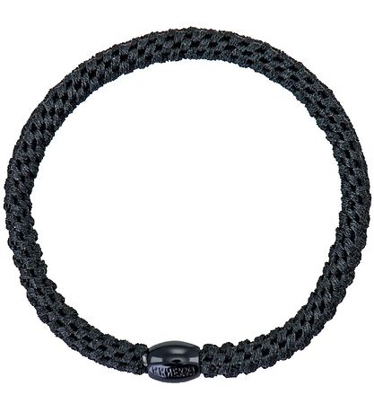 Kknekki Hårelastikker - 6-Pak - Slim - Sort/Grå/Glimmer Kknekki Hårelastikker - 6-Pak - Slim - Sort/Grå/Glimmer