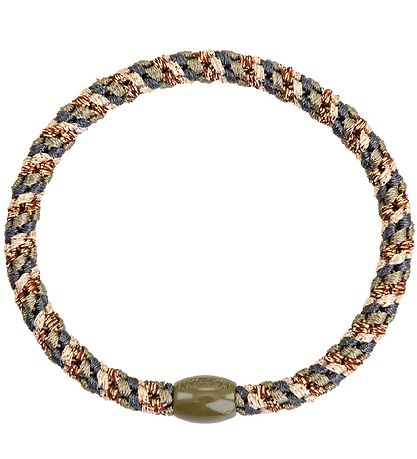 Kknekki Hårelastikker - 6-Pak - Slim - Sort/Grå/Glimmer