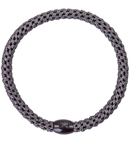 Kknekki Hårelastikker - 6-Pak - Slim - Sort/Grå/Glimmer Kknekki Hårelastikker - 6-Pak - Slim - Sort/Grå/Glimmer