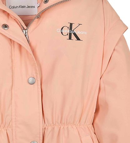 Calvin Klein Jakke - 2-i-1 - Fresh Cantaloupe Calvin Klein Jakke - 2-i-1 - Fresh Cantaloupe