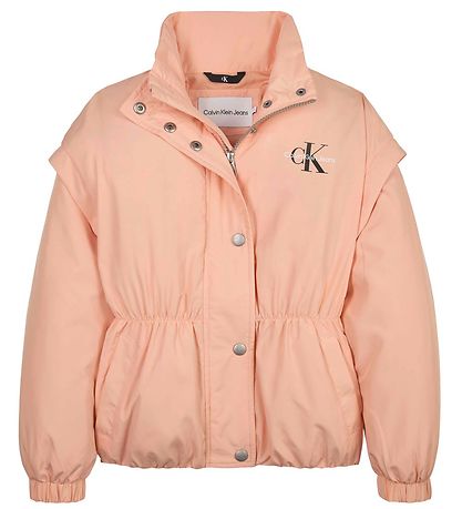 Calvin Klein Jakke - 2-i-1 - Fresh Cantaloupe Calvin Klein Jakke - 2-i-1 - Fresh Cantaloupe