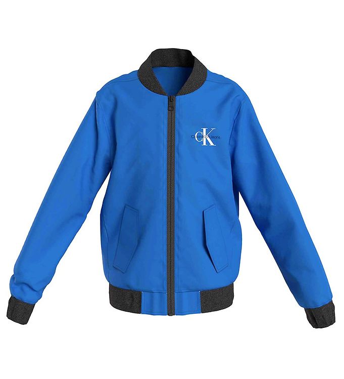 Calvin Klein Jakke - Essential Bomber - Corrib River Blue