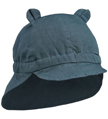 Liewood Solhat - Gorm Linen - Whale Blue Liewood Solhat - Gorm Linen - Whale Blue