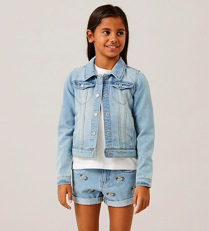 Name It Denimjakke - Noos - NkfStar - Light Blue Denim Name It Denimjakke - Noos - NkfStar - Light Blue Denim