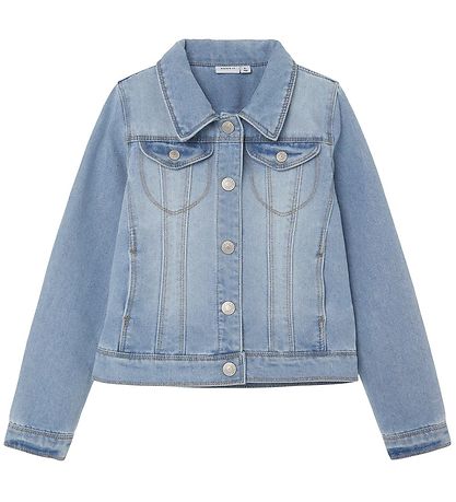 Name It Denimjakke - Noos - NkfStar - Light Blue Denim Name It Denimjakke - Noos - NkfStar - Light Blue Denim