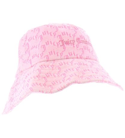 Juicy Couture Bøllehat - Frotté - Pink Arched Mono Juicy Couture Bøllehat - Frotté - Pink Arched Mono