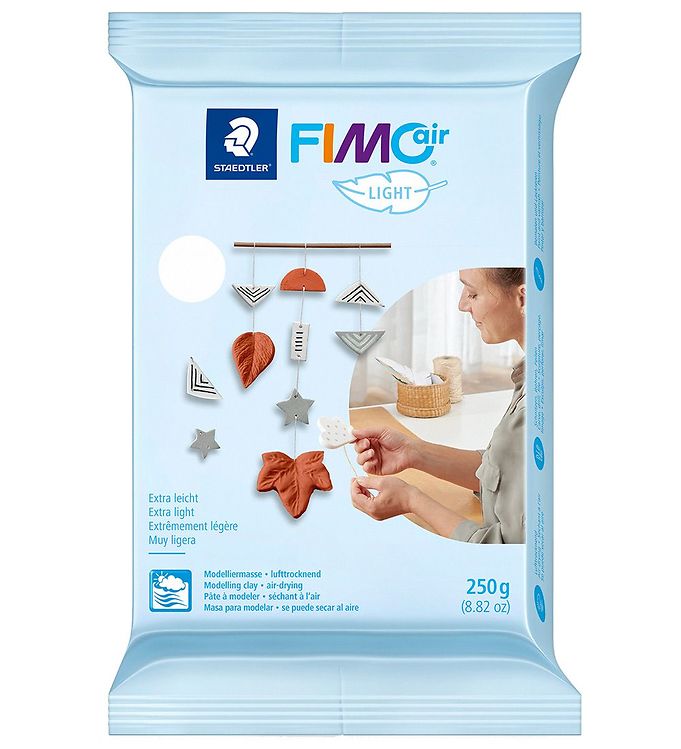 Staedtler FIMO Modellervoks - Light - 250g - Hvid billede