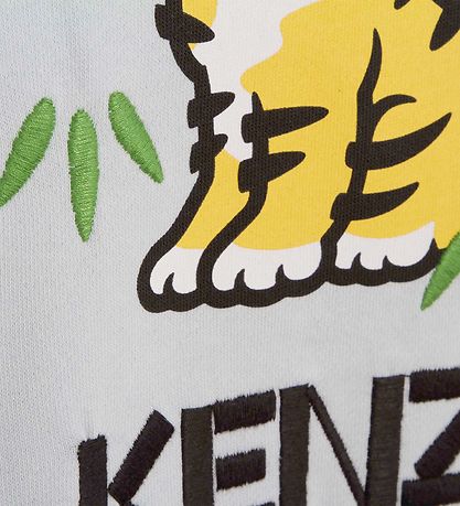 Kenzo Hættetrøje - Lyseblå m. Tiger Kenzo Hættetrøje - Lyseblå m. Tiger