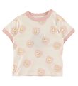 Stella McCartney Kids T-shirt - Hvid/Rosa m. Blomster Stella McCartney Kids T-shirt - Hvid/Rosa m. Blomster