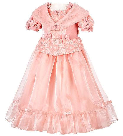 Souza Maskeradkläder - Prinsessan - Floreline - Rosa