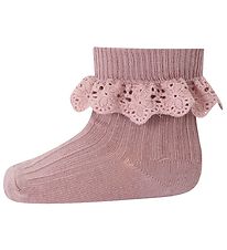 MP Socks w. Lace - Lisa - Wood Rose