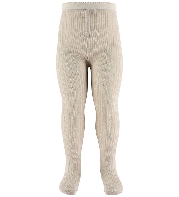 MP Strømpebukser - Bambus - Celosia - Ecru m. Glimmer billede