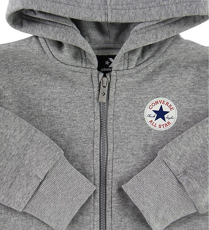 Converse Cardigan - Grey Heather Converse Cardigan - Grey Heather