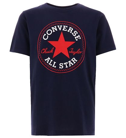 Converse T-Shirt - Obsidian/Enamel Red Converse T-Shirt - Obsidian/Enamel Red
