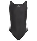 adidas Performance Badedrakt - 3S badedrakt - Svart/Hvit