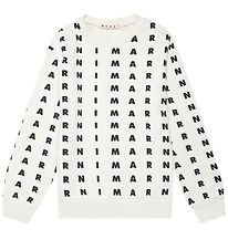 Marni Sweatshirt - Beige m. Sort Marni Sweatshirt - Beige m. Sort