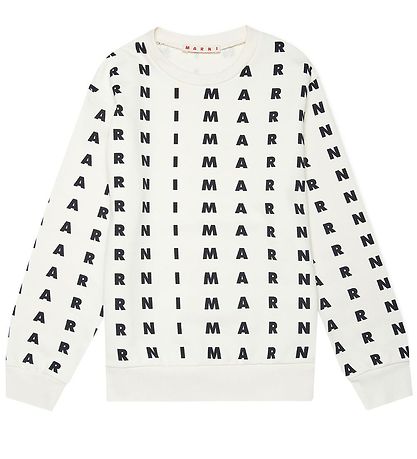 Marni Sweatshirt - Beige m. Sort Marni Sweatshirt - Beige m. Sort