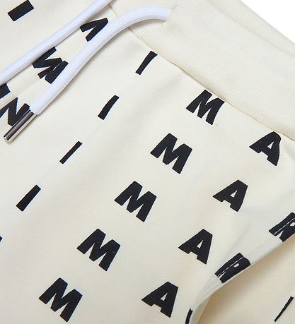 Marni Shorts - Beige m. Sort Marni Shorts - Beige m. Sort