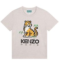Kenzo T-shirt - Gråmeleret  m. Tiger Kenzo T-shirt - Gråmeleret  m. Tiger