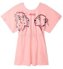 Kenzo Kjole - Rosa m. Print Kenzo Kjole - Rosa m. Print