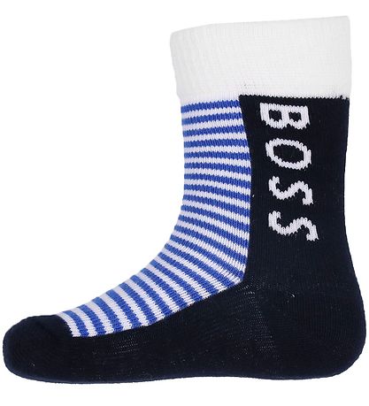 BOSS Strømper - Navy m. Striber BOSS Strømper - Navy m. Striber