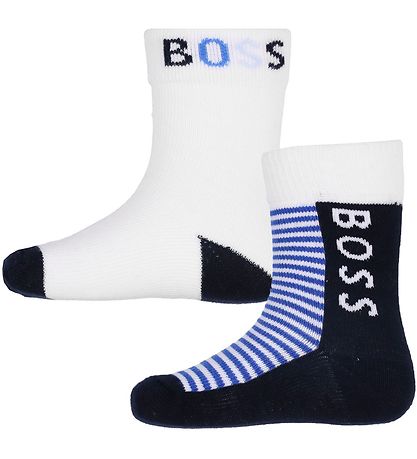 BOSS Strømper - Navy m. Striber BOSS Strømper - Navy m. Striber