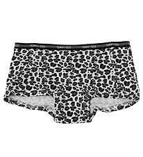 Say-So Hipsters - Gråmeleret m. Leopard Say-So Hipsters - Gråmeleret m. Leopard