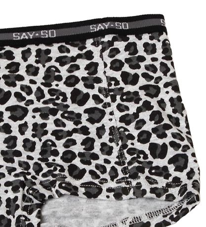 Say-So Hipsters - Grijs Gevlekt m. Leopard