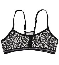 Say-So Top - Gråmeleret m. Leopard Say-So Top - Gråmeleret m. Leopard