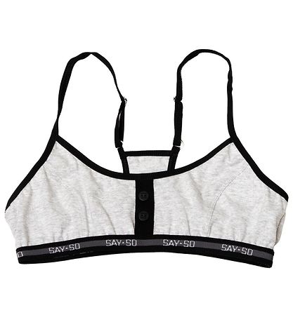 Say-So Top - Gråmeleret Say-So Top - Gråmeleret