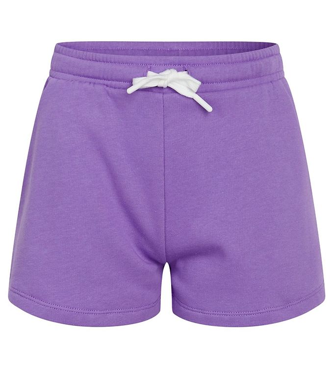 Mads Nørgaard Sweatshorts Prixina Paisley Purple - Str. 10y 140cm