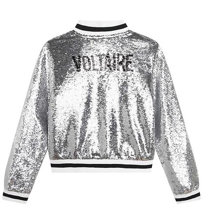 Zadig & Voltaire Jakke - Sølv m. Pailletter Zadig & Voltaire Jakke - Sølv m. Pailletter