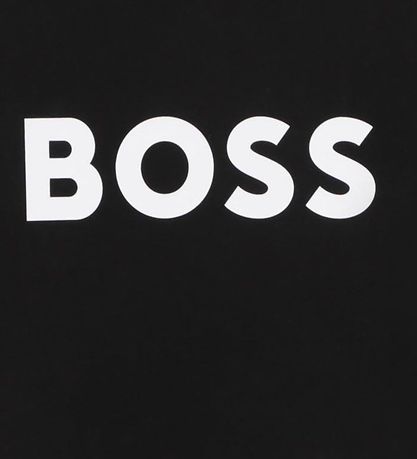 BOSS Bluse - Sort m. Hvid