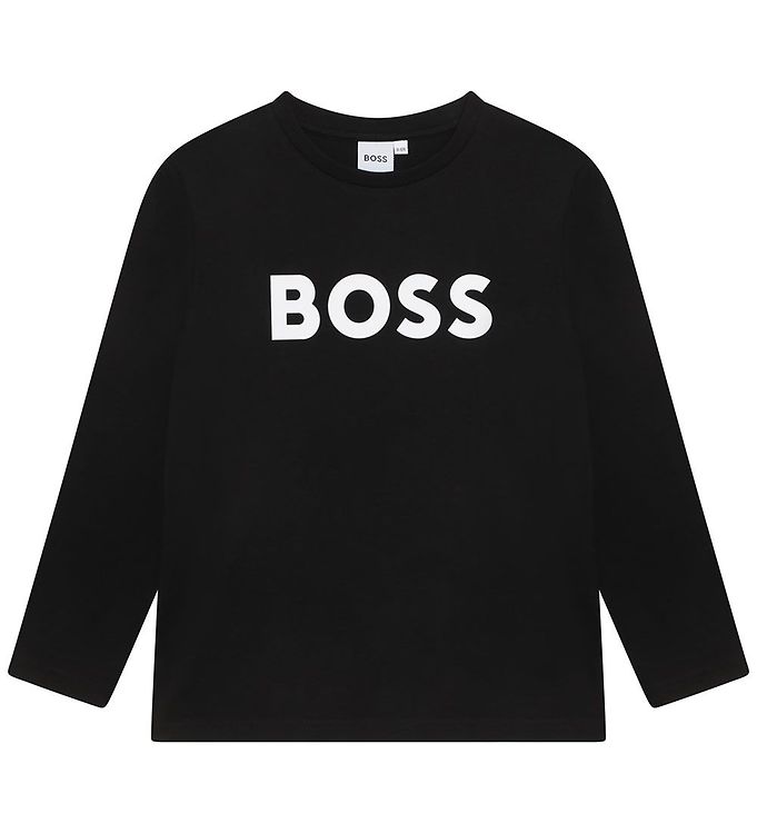 BOSS Bluse - Sort m. Hvid