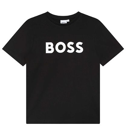 BOSS T-shirt - Sort m. Hvid BOSS T-shirt - Sort m. Hvid