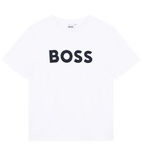BOSS T-shirt - Hvid m. Navy BOSS T-shirt - Hvid m. Navy