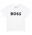 BOSS T-shirt - Hvid m. Navy BOSS T-shirt - Hvid m. Navy