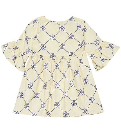 Marni Jurk - Geel m. Bloemen Marni Jurk - Geel m. Bloemen