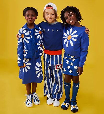 Marni Strømper - Blå/Hvid Marni Strømper - Blå/Hvid