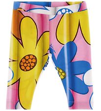 Moschino Leggings - Pink/Gul/Blå Moschino Leggings - Pink/Gul/Blå